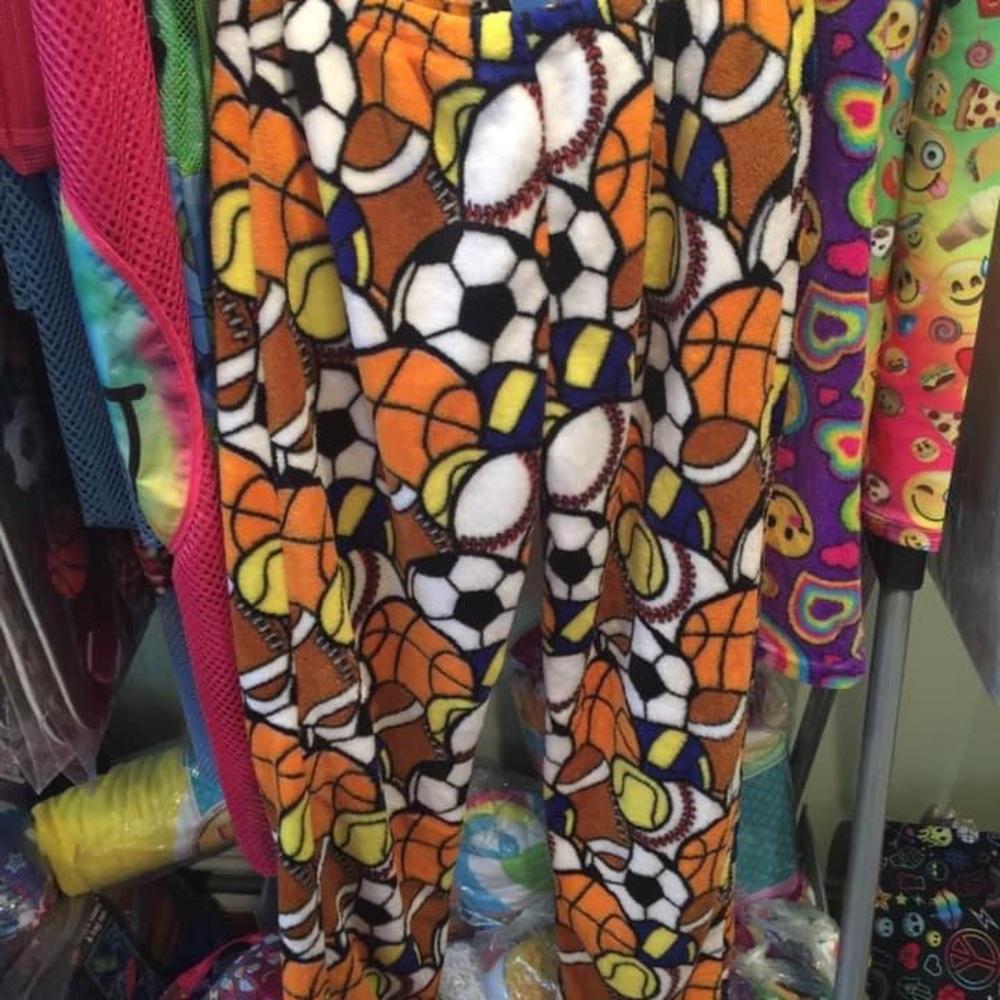 Sport fuzzy lounge pants